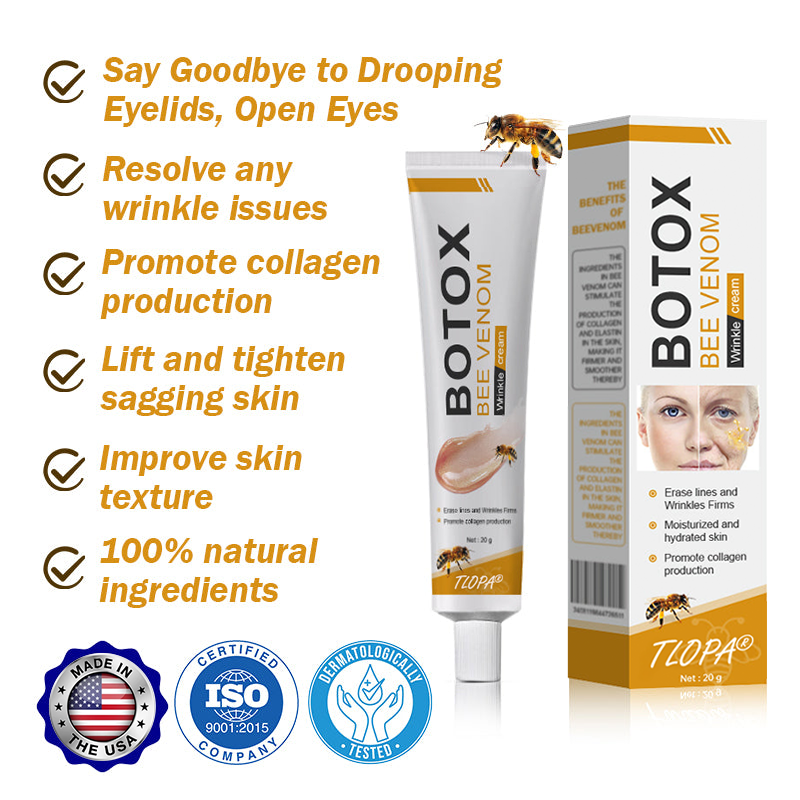 (Made and Shipped from USA) ✨TLOPA® Botox Bee Venom Wrinkle Removal Cream- LAST DAY 70% OFF✨