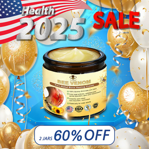 Official Store: TLOPA® Bee-Venom Pain-Relief Bone Healing Cream👨⚕️USA Osteopathic Medical Association (AAOS)Approved(Reducing joint swelling, pain, stiffness, redness, warmth, soreness, and joint fatigue)
