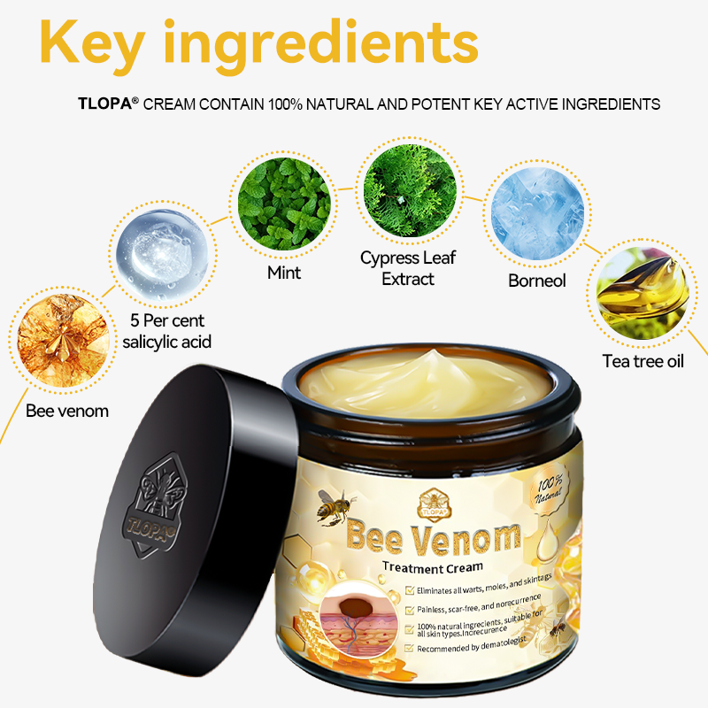 Skin tested certification | ๐๐๐๐๐ผโข Bee Venom Skin Treatment Cream (AAD Recommended) (Up to 70% off)
