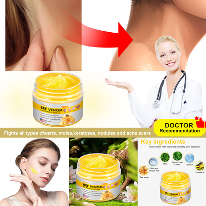 TLOPA® Bee Venom Skin Cream（👨‍⚕AAD Recommended),for Remove Warts, Acne and Scars ✅
